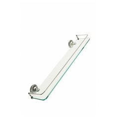 Настенная стеклянная полка StilHaus Regal 60l, хром