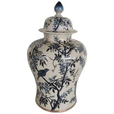 Ваза с крышкой 23x23x41см, Glasar ГЛАСАР