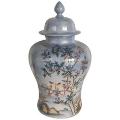 Ваза с крышкой 23x23x41см, Glasar ГЛАСАР