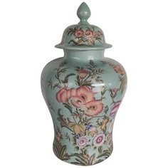 Ваза с крышкой 23x23x41см, Glasar ГЛАСАР