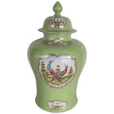 Ваза с крышкой 23x23x41см, Glasar ГЛАСАР