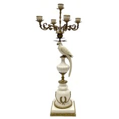 Подсвечник Попугай x84см, Glasar ГЛАСАР