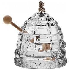 Доза для меда Улей с пчелкой Boxes Размер: 11,8 см Crystal Bohemia