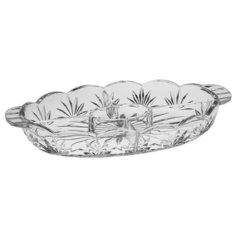 Салатник-кабарет с 5-ю секциями Tulip Размер: 40,5 см Crystal Bohemia