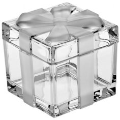 Доза - шкатулка с матовым бантом Boxes Размер: 11,5 см Crystal Bohemia