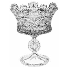 Ваза на ножке Crown Размер: 26 см Crystal Bohemia
