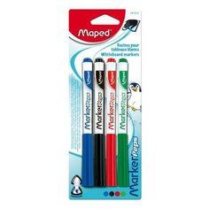 Maped. Маркеры для досок"Marker Pep`s" 4 цвета в асс.арт.741312