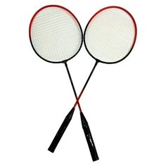 Набор ракеток для бадминтона 2шт Next N-503 черный/красный