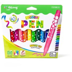 Yalong Фломастеры утолщенные "Colour" 12 шт. (YL875086-12)