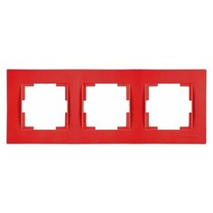 Рамка 3-ая горизонтальная красная, RITA, MUTLUSAN (2220 800 1304)