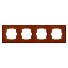 Рамка 4-ая горизонтальная вишня, RITA, MUTLUSAN (2220 800 1456)