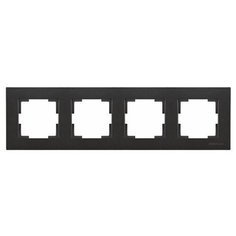 Рамка 4-ая горизонтальная черная, RITA, MUTLUSAN (2220 800 1484)