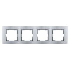Рамка 4-ая горизонтальная серебро, RITA, MUTLUSAN (2220 800 1482)