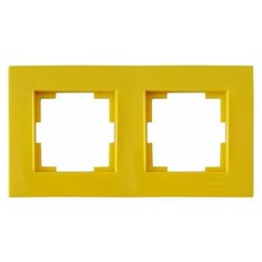 Рамка 2-ая горизонтальная желтая, RITA, MUTLUSAN (2220 800 1208)