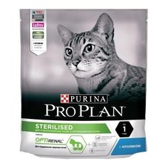 Pro Plan Cat Sterilised Optirenal 400г Сухой корм для стерилизованных кошек с кроликом
