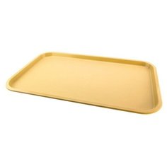 Поднос прямоугольный Uniplast Евро 520x320мм, бежевый, 1шт. (7603011)