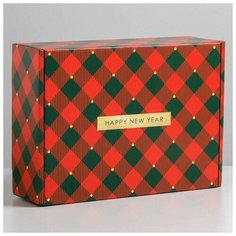 Складная коробка «Волшебного нового года», 30,7 × 22 × 9,5 см 5010506 Дарите счастье
