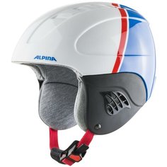Шлем защитный Alpina Carat 2021-22 (48 - 52 см), white/red/blue