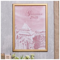 Фоторамка сосна с19 25х35 см (золото) 4336810 Сима ленд