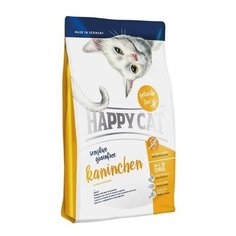 Happy Cat Sensitive Grainfree Kaninchen Сухой беззерновой корм для для кошек с чувствительным пищеварение с кроликом 4кг