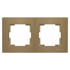 Рамка 2-ая горизонтальная золотая, RITA, MUTLUSAN (2220 800 1280)