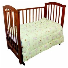 Одеяло Ангелочки 3002 140х110 см зеленый