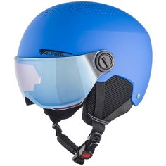 Шлем защитный Alpina Zupo Visor 2020-2021 (54 - 58 см), blue matt