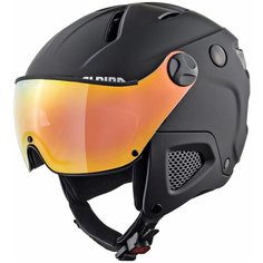 Шлем защитный Alpina Attelas Visor qvm (53 - 58 см), black matt