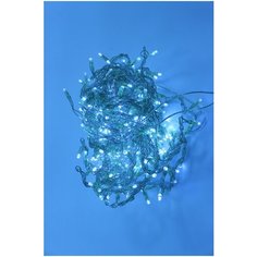 Световой занавес (штора) 2х2м, 220В, шнур прозрачного цвета, 400 белых тепых ламп , IP44, China Dans, артикул YC08LD400TRW