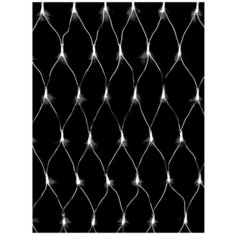 Светодиодная гирлянда занавес "Сетка" 1,5x1,5м, белые холодные LED China Dans International