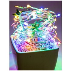 Гирлянда Нить 18м, 200 LED, с контроллером, разноцветная China Dans International