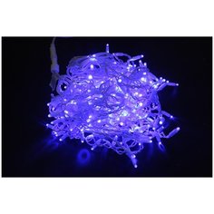 Гирлянда Айсикл-лайт (бахрома )5x0.7 м, 230 В, шнур белого цвета, 250 диодов, синяя постоянного свечения China Dans International