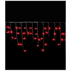 Гирлянда Айсикл-лайт (бахрома) 3,5м, 220В,140 красных LED диодов. China Dans International