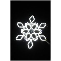 Светодиодная гирлянда Снежинка 3 м неон, 120LED/м, 230В, с 30 см кабелем с разъемом, без силового кабеля China Dans International