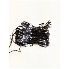 Светодиодная гирлянда занавес "Сетка" 1,5x1м, 140 белых холодных LED ламп China Dans International