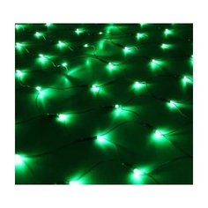 Светодиодная гирлянда занавес "Сетка" 1,5x1м, 140 зелёных LED ламп China Dans International