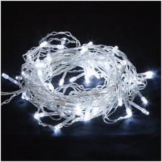 Гирлянда Нить 6м, 100 белых холодных LED, без кабеля питания, IP44 China Dans International
