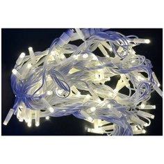Гирлянда Нить, 220В, шнур белого цвета, 56 диодов белых холодных, IP44. China Dans International