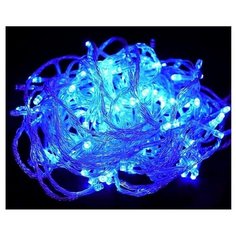 Гирлянда Нить 6м, 100 синих LED, без кабеля питания, IP44 China Dans International
