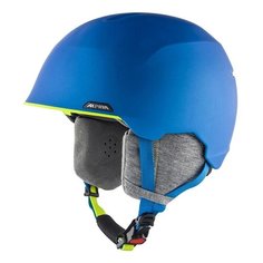 Шлем защитный Alpina Albona 2020-2021 (53 - 57 см), blue/neon/yellow matt