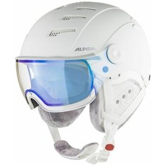 Защита головы Alpina Jump 2.0 VM (55 - 58 см), white/grey matt