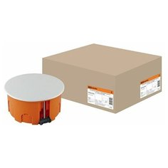 Коробка распаечная СП D80х40мм, крышка, пл. лапки, IP20, TDM (SQ1403-1025)