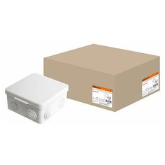 Коробка распред.с крышкой 100х100х55мм IP54, 8вх. TDM (пылебрызгозащищенная) (SQ1401-0113)