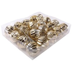 Гирлянда светодиодная нить 5 м на прозрачном проводе 20 теплых диодов - пластиковый шарик граненый China Dans International