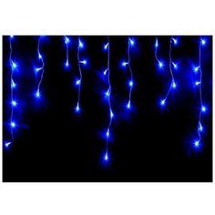 Гирлянда Айсикл-лайт (бахрома) 3,5м,140 синих LED диодов China Dans International