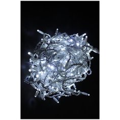 Гирлянда Айсикл-лайт (бахрома) 5x0.7 м, 230 В,шнур белого цвета, 250 диодов холодных белых, постоянного свечения China Dans International