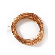 Гирлянда Нить "Роса", 10 м, 100 LED белых тёплых диодов, подключение через USB-разъём China Dans International