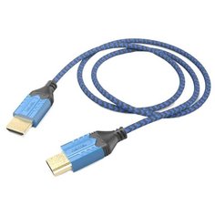 Кабель Hama High Quality черный/синий, для PlayStation 4 (00054482)
