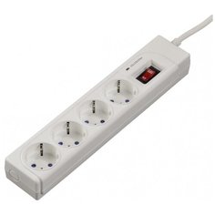 Удлинитель HAMA H-121939 4 розетки 1.5 м
