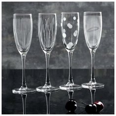 Набор бокалов для шампанского 170 мл "Лаунж клаб", 4 шт Luminarc